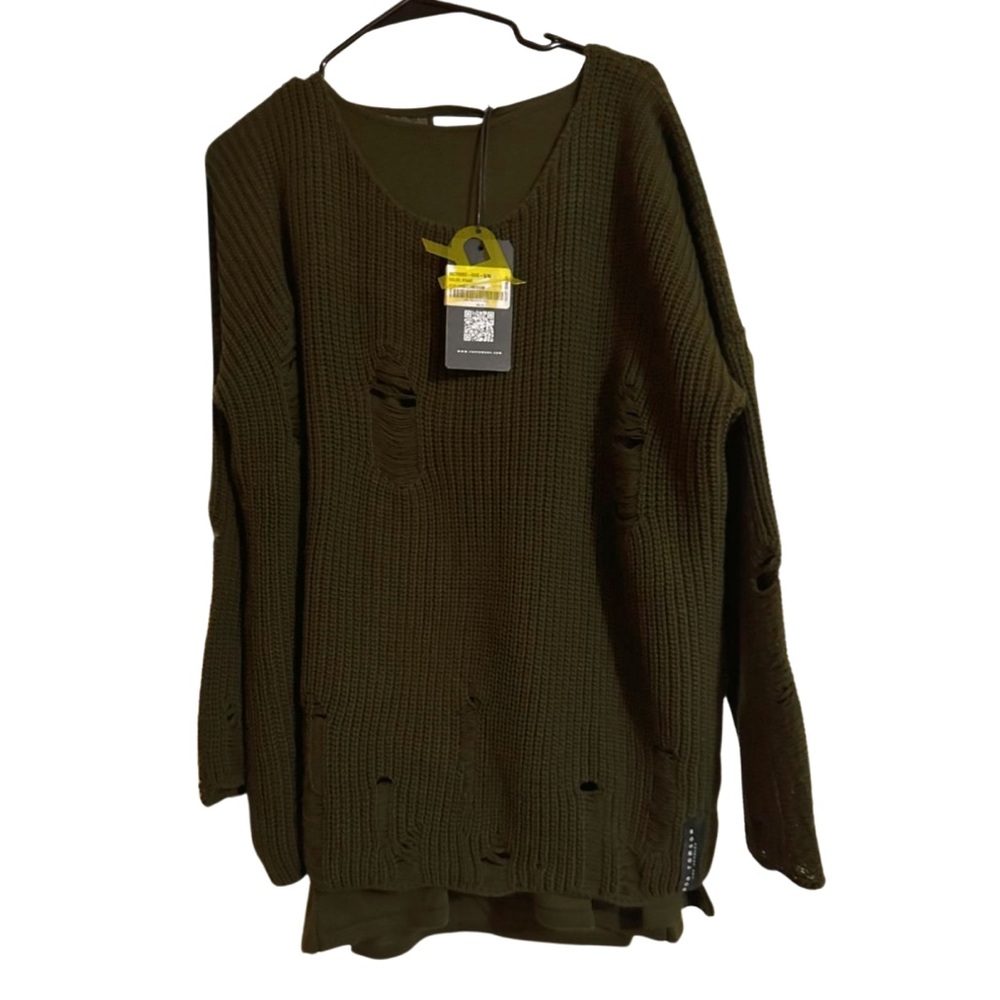 Distressed Two-Piece Sweater - Picture 4 of 11